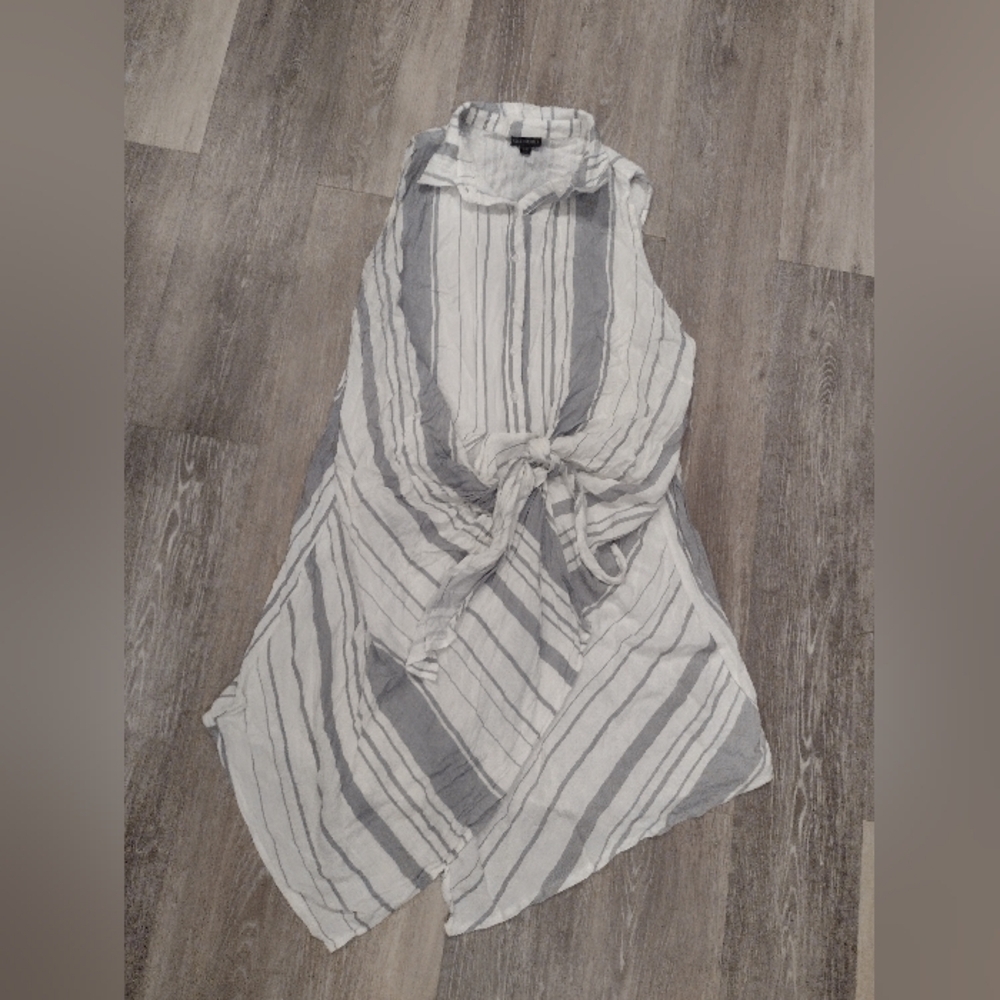 Coco + Carmen Striped Sleeveless Midi Dress